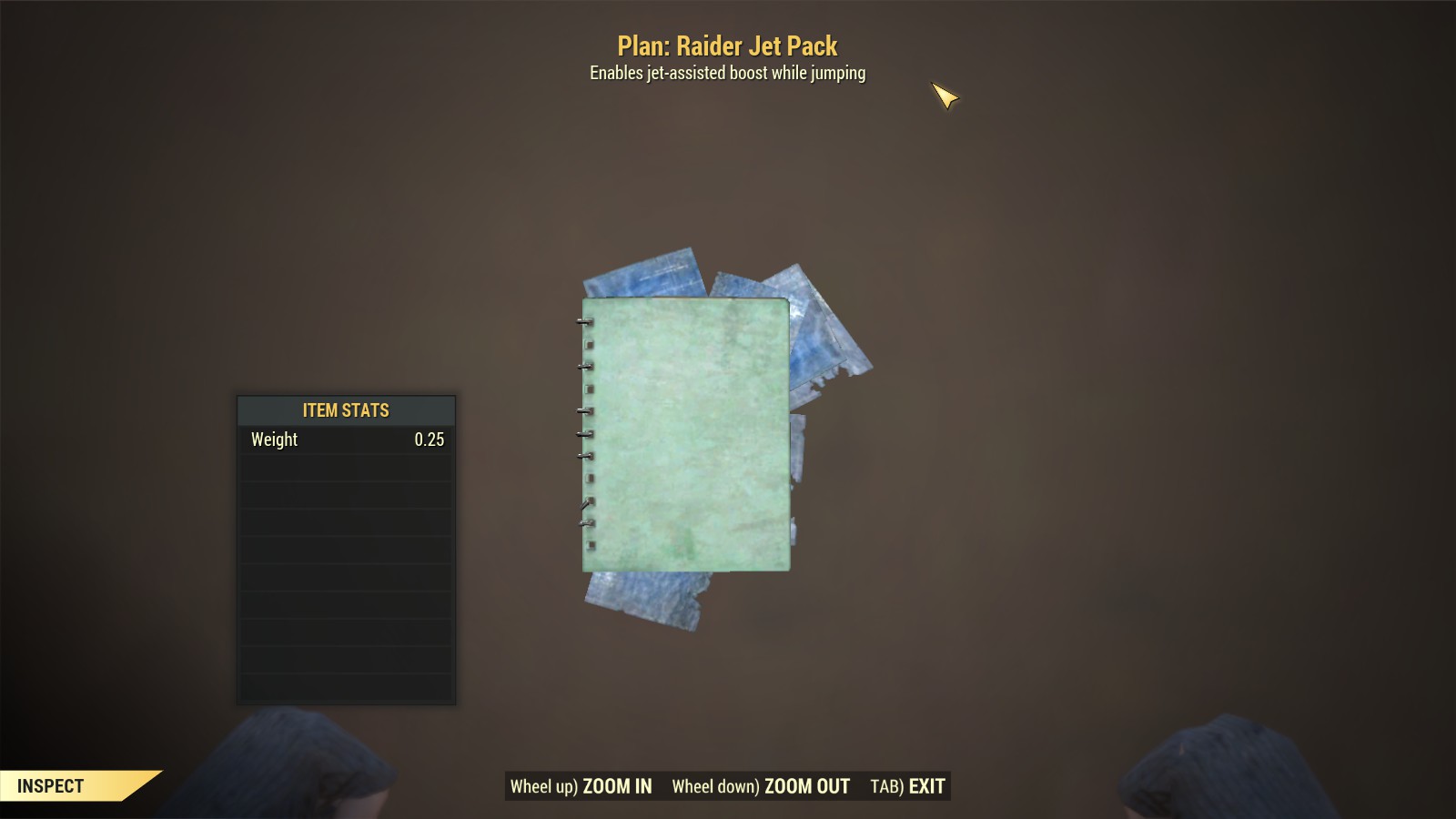 Plan Raider Jet Pack